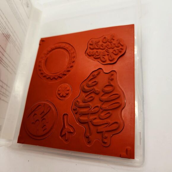 Stampin Up Hello There Cling Stamp Set Unmounted Thinking of You Friend Thanks - Picture 3 of 4